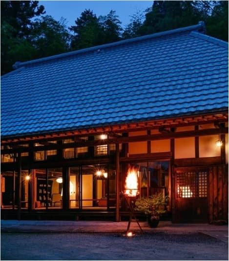 古民家宿 柚子のあぜ道 雨乞のかえるの写真