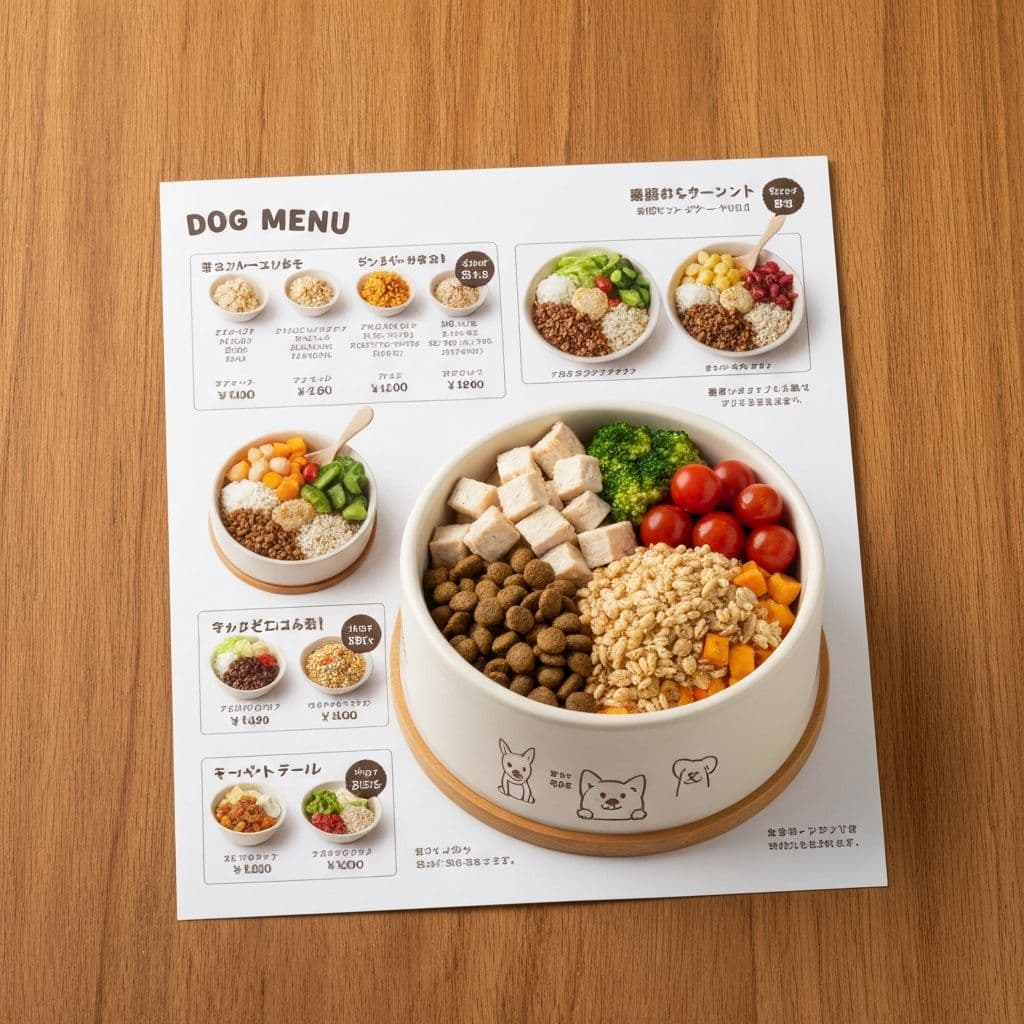 犬用メニューがあるお店